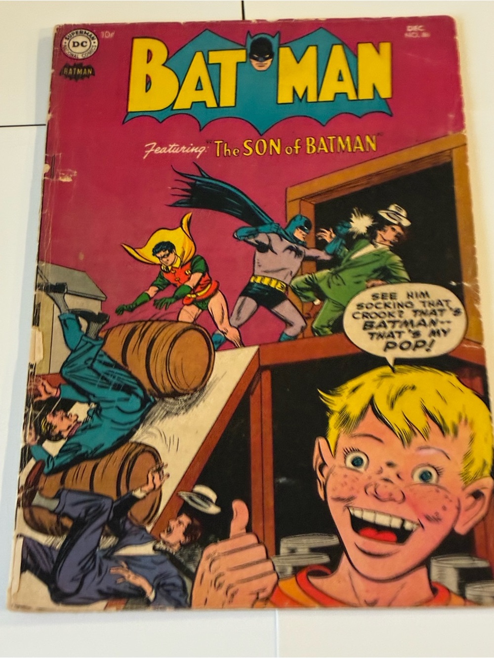 Batman #88 DC Comics 1954 Son of Batman Golden Age GD- 1.8 Complete